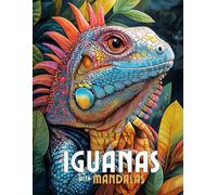 Iguanas with Mandalas: Mandala Patterns of Tropical Iguanas and Jungle Reptiles For Mindfulness, Relaxation And Stress Relief