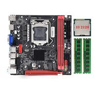 IGUATU 1Set B75A (B75) LGA1155 DDR3 Scheda Madre+I3 2120 CPU+2X4G DDR3 1600Mhz RAM Supporto NVME M.2+WIFI M.2 Interfaccia USB3.0 PCB