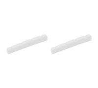 IGUATU 2X Bassetto A Testa Cilindrica Con Intaglio A Fessura per 4 Corde per Basso Elettrico Precision, 4.2X3.2X4.6/4.6mm