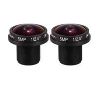 IGUATU 2X HD Fisheye Cctv Lens 5MP 1.8mm M12x0.5 Mount 1/2.5 F2.0 180 Gradi per Videosorveglianza Telecamera Cctv Obiettivi