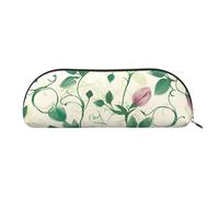 IguaTu Astuccio in pelle con alce delle nevi - Trousse per cosmetici con cerniera liscia - portamonete - organizer per cancelleria da, Fiore di vite, Taglia unica, Zaino per la scuola