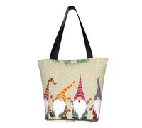 IguaTu Borsa a tracolla da donna con trattore agricolo casual, grande capacità, leggera, con cerniera, per shopping, viaggi e uso quotidiano, Gnomi invernali di Natale, Taglia unica