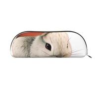 IguaTu Evil eye - Astuccio in pelle per matite e cosmetici, con cerniera liscia, portamonete, organizer per cancelleria da ufficio, Coniglio grido, Taglia unica, Zaino per la scuola