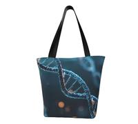 IguaTu Flying Dove - Borsa a tracolla casual da donna, grande capacità, leggera, con cerniera, per shopping, viaggi e uso quotidiano, Elica genetica del DNA, Taglia unica