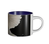 IguaTu Flying Dove Grande Tazza da Caffè in Ceramica 450 ml Tazza da Tè Bicchieri con Manico per Casa Cucina Ufficio Regalo