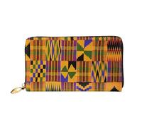 IguaTu Hammerhead Sharks - Portafoglio da donna in pelle, alla moda e resistente, con 12 scomparti per carte di credito e scomparti multipli, Tessitura africana, Taglia unica