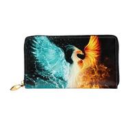 IguaTu Hammerhead Sharks - Portafoglio da donna in pelle, alla moda e resistente, con 12 scomparti per carte di credito e scomparti multipli, Bella Phoenix, Taglia unica