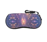 IguaTu Merry Christmas Custodia per occhiali da sole in neoprene leggero con custodia morbida per occhiali da sole con clip portachiavi da viaggio, Modello magico, Taglia unica