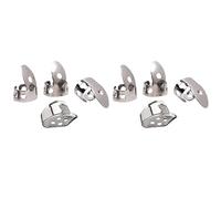 IGUATU Plettri per Chitarra Nel Metallo da 8 Pezzi Plettri per Chitarra Nel Acciaio Inossidabile per Chitarra Acustica Banjo Ukulele