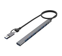 IGUATU USB 2.0/USB 3.0 HUB Docking Adapter Ricambi 5Gbps Trasmissione ad alta velocità Multi-Port USB Splitter Expander per PC Computer
