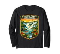 Iguazu Falls Argentina Brasile Cascata Giungla Scenic Maglia a Manica