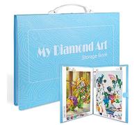 IGUGI 5D Diamond Painting Album,A3 Pagine Diamond Painting Storage Book,con 30 Protezioni Tascabili,DIY Diamond Art Storage Folder