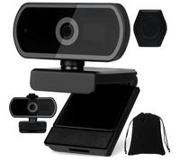 IGUGI Webcam PC con Microfono,Webcam USB,Streaming Videocamera,Web Camera PC USB