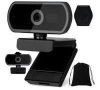IGUGI Webcam PC con Microfono,Webcam USB,Streaming Videocamera,Web Camera PC USB,Webcam 1080P PC Camera,Full HD Webcam,per Laptop,Desktop,Smart TV per Videochiamate,Conferenza,Studio e Lavoro