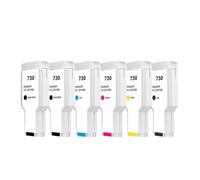 IGZLLBYJ Cartuccia a inchiostro da 300 ml Compatibile con 730 per DesignJet T1600 T1600DR T1700 T1700DR T2600 T2600D Modelli P2V68A P2V69A P2V70A(Photo Black - 300ml)