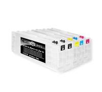 IGZLLBYJ Cartuccia a inchiostro di ricarica da 700 ml Compatibile con T6941 T6942 T6943 T6944 T6945 per T7270D T3070 T5070 T5270D Stampanti color inchiostro a colori con chip(5color 1set)