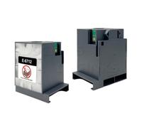 IGZLLBYJ Casella di manutenzione T6712 E-6712 Compatibile con Workforce Pro WF-6090 WF-6590 WF-8090 WF-8590 WF-R8590 WF-6090DW WF-6091 WF-8591 Stampanti(2 PCS)