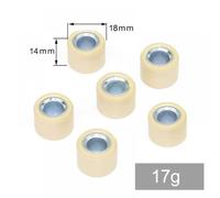 IGZLLBYJ Pesi a rulli variatore compatibili 16X13mm 18x14mm Adatti per Modelli di Motore 50cc 125cc 150cc Inclusi Dio 50 139QMB 157QMJ GY6(17g (18x14))