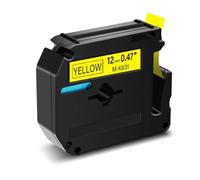 IGZLLBYJ TAPE MK M-K231 TAPPE compatibili per MK231 M-K 431 531 631 731 Black su bianco per i modelli di produttori di etichetta PT-65 PT-70 PT-80(Black on yellow)