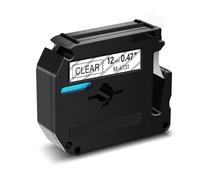 IGZLLBYJ TAPE MK M-K231 TAPPE compatibili per MK231 M-K 431 531 631 731 Black su bianco per i modelli di produttori di etichetta PT-65 PT-70 PT-80(Black on clear)