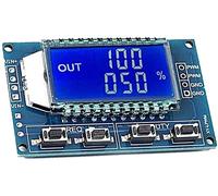 iHaospace 1Hz-150KHz PWM Pulse Generatore di segnali PWM Pulse Frequency Duty Cycle regolabile con display LCD