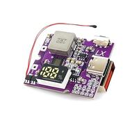 iHaospace 22,5 W Bidirectional Fast Charging Board Digital LED Fast Charger Board DIY Power Bank Charger Board Charger Circuit Board for 3,7 V 18650 21700 Battery