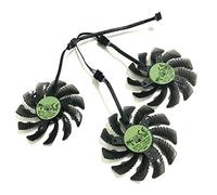 iHaospace 75 mm T128010SU Ventilatore Cooler Compatible for Gigabyte AORUS GeForce GTX 1060 1070 1080Ti G1 GTX 960 970 980 Ti Ventole raffreddamento scheda TI RX480