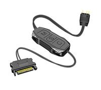 iHaospace ARGB Controller 5 V 3 Pin RGB, controller di alimentazione SATA per ARGB Light (controller ARGB)