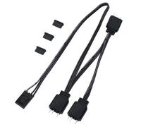 iHaospace Cavo adattatore ARGB da 3 poli a 4 poli 1 a 3 per Corsair iCUE Commander Core XT/Commander Core, adattatore ARGB per dispositivi RGB 5 V 3 poli