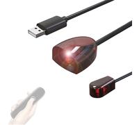 iHaospace Cavo di prolunga per telecomando a infrarossi, ripetitore IR, ricevitore IR, estensione per telecomando a infrarossi, ricevitore IR USB, cavo per TV e TV Box