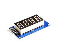 iHaospace - Modulo display digitale a 4 bits, I2C con display Clock per Arduino e Raspberry Pi