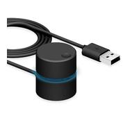 IHaospace Pulsante di Controllo USB per Volume Esterno, Controller Remoto per PC, Regolazione Compatibile Con Windows/Mac OS/Linux/Android (Nero)