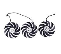 iHaospace Scheda grafica Replacement Parts Graphics Card Cooler Fan Compatibile con MSI GeForce 3060 Ti 3070 Ti 3080 Ti 3090 Gaming Z/X Trio LHR, RX 6800 6900 XT, PLD09210B12HH, 2 Ball Bearing