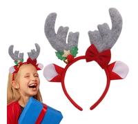 Ihdjasg Fascia per capelli con antler dei cervi | per le feste | Fascia per capelli per corna di renne, per feste di nozze, campeggio, picnic, barbecue, feste in giardino, cena