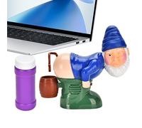 Ihdjasg Macchina per bolle di sapone, con illuminazione, giocattolo interattivo per attività estive e carnevale, per feste in giardino, feste in piscina