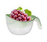 Ihdjasg Scolapasta per - Cestino scolapiatti a doppio strato | Colino per il lavaggio | Per pomodori uva fragole cuochi hobby genitori occupati amanti 'insalata giardiniere preparazione