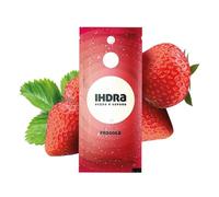 IHDRA - 100 Bustine Insaporitore Acqua Senza Zucchero - 100% Naturale, Senza Glutine, Con Estratti di Frutta e Piante | Bustina Da 1,6g x 0,5L | Insaporitore Acqua Dal Gusto IRRESISTIBILE, Fragola