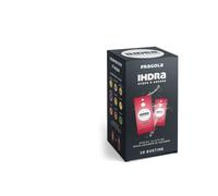 IHDRA - Insaporitore per Bevanda Fresca Gusto FRAGOLA, 10 Bustine da 1,6gr, Preparato Polvere Solubile In Acqua, Ideale Per Sport, Vegan, Senza Zuccheri aggiunti e Senza Glutine, Made In Italy.