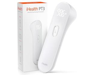 iHealth no-touch termometro della fronte, termometro a infrarossi digitale per adulti e bambini, senza contatto termometro del bambino con 3 sensori ultra-sensibili (pt3)