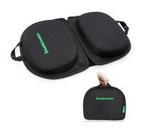 IHEALTHCOMFORT Piccolo cuscino da viaggio, portatile e pieghevole in memory foam, cuscino di supporto multifunzionale per viaggi di guida