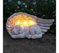 iHeartDogs Forever My - Lampada solare da giardino, motivo: angelo custode