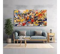 IHHGNB Stampa su tela, arte murale, arte astratta moderna, dipinto, quadro, opera d'arte per soggiorno, ufficio, bagno, arredamento per la casa (55x110 cm/senza cornice)
