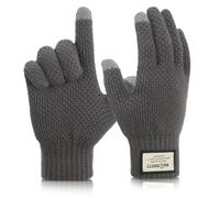 IHIGOGOFA Guanti Invernali Uomo Donna Touch Screen per Cellulare Smart phone, Guanti da Esterno Caldi per Bici Running Guida Natalizi