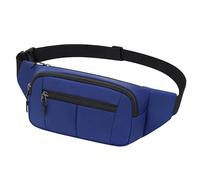IHIGOGOFA Marsupio alla moda con cintura estesa di 30 cm, per cani, passeggiate, arrampicata, escursionismo, viaggi, ciclismo, ragazze, uomini, donne, Blu #1., Taglia unica, Marsupio con cintura