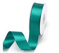 IHKFILAN Nastro in Raso Double Face 25 mm x 22,86 m Nastro in Poliestere Solido Bifacciale per Confezioni Regalo Feste Deco Capelli Trecce Fiocco Forniture per Artigianato Baby Shower,Giada