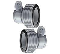 IHLOOTD 2 Pezzi Adattatore Tubo Piscina, Adattatore per Piscina B, Connettori per Tubi per Piscina, Raccordo per Tubo Spiralato Piscina, Accessori per Piscina per Raccordi da 1,5" (B)