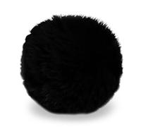IHLOOTD Coda da Coniglio Costume, Simpatiche Palline di Peluche, Bunny Tail, Codas da Coniglietta, Accessori per Costumi da Coniglio, Adatti per Halloween, Pasqua, Cosplay (1, Noir, 12cm)