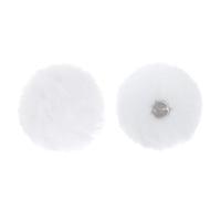 IHLOOTD Coda da Coniglio Costume, Simpatiche Palline di Peluche, Bunny Tail, Codas da Coniglietta, Accessori per Costumi da Coniglio, Adatti per Halloween, Pasqua, Cosplay (2, Blanc, 12cm)