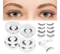 IHONYI Eyelash magnetici, ciglia magnetiche riutilizzabili con applicatore, ciglia magnetiche senza eyeliner, look naturale, senza rimuovere la colla, kit per ciglia magnetiche facile da indossare e