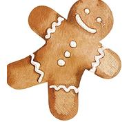 IHR Ideal Home Range - Tovaglioli di carta PFEFFI marrone, 12 tovaglioli da pranzo 33 cm x 33 cm